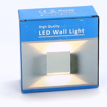 Nástenná lampa Glighone 3000K čierna 2ks