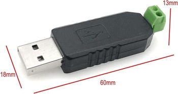 Prevodník JZK USB na RS485, 2x adaptér USB typu A na RS485 pre systémy Windows 7/8/XP/Linux/Vista