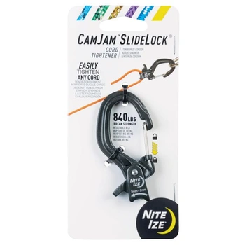 Napínač lanka Nite IZE CamJam SlideLock, malý, černý
