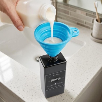 Súprava 3 plastových dávkovačov mydla, znovu naplniteľné fľaštičky na šampón, 500 ml