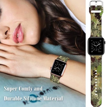 Športové mäkké silikónové remienky kompatibilné s Apple Watch 49mm / Ultra 46mm 45mm 44mm 42mm 41mm
