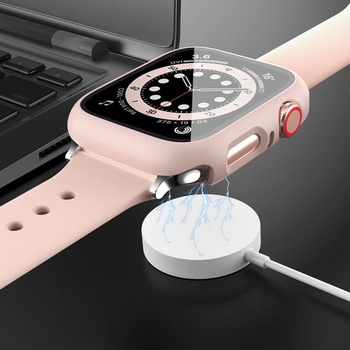 Pouzdro JZK pro Apple Watch Series 9/Series 8/iWatch Series 7 41 mm, 2 kusy, s tvrzeným sklem,