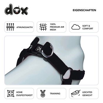 Postroj pre psa Ddoxx Air Mesh veľ. S