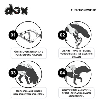 Postroj pre psa Ddoxx Air Mesh veľ. S