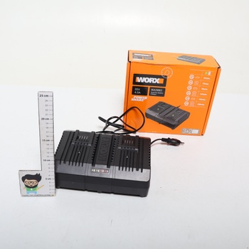 Nabíjačka Worx WA3883 čierna, oranžová