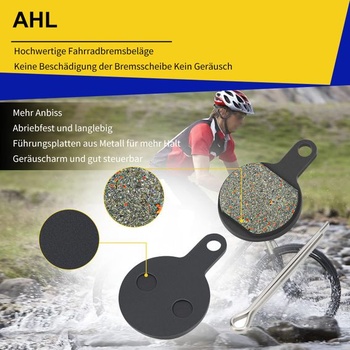 Brzdové doštičky AHL pre kotúčové brzdy Tektro Novela 2011 Lyra IOX.11 I0 x 10x MTB, 2 páry