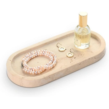 Kúpeľňová tácka HAMAKAWA OVAL-TP-BEIGE