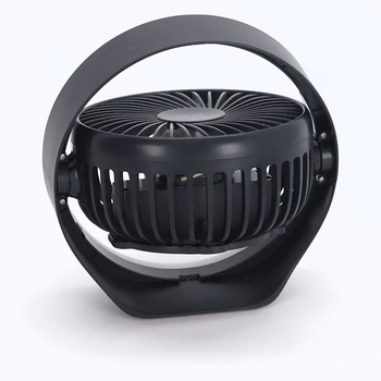 Stolný ventilátor Minthouz, 3 rýchlostné stupne, tichý USB ventilátor, mini ventilátor otočný o