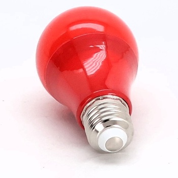 9W E27 LED žiarovka s pohybovým senzorom ČERVENÁ