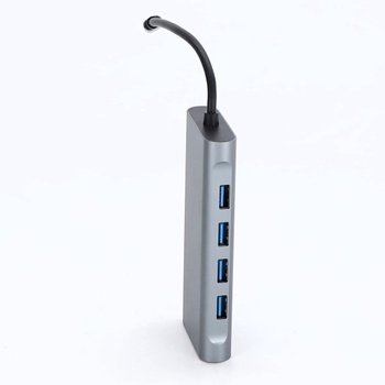DEMKICO 11v1 USB C Hub Multiport adaptér s 4K HDMI, 1080P VGA, 100W PD, USB 3.0, USB 2.0 porty,
