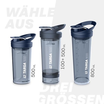 Proteinový šejkr ROCKITZ 500ml s unikátním konceptem - nepropustný + snadno čistitelný + pružina