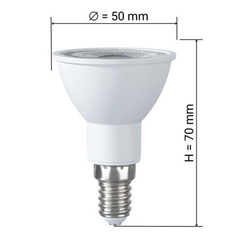 SEBSON E14 LED teplá bílá 2,5W třída A, nahrazuje 50W halogenovou žárovku - balení 4 ks
