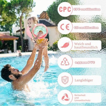 Plavecké křídla WYRIAZA se 3 nezávislými airbagy, plavecká křídla pro děti 1-2 roky, 3-6 let,