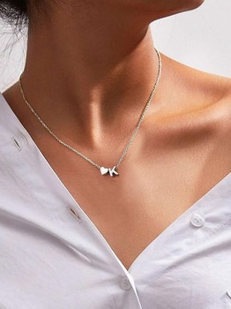 Strieborný náhrdelník 925 pre ženy s príveskom v tvare srdca, náhrdelník s písmenami, personalizovaný