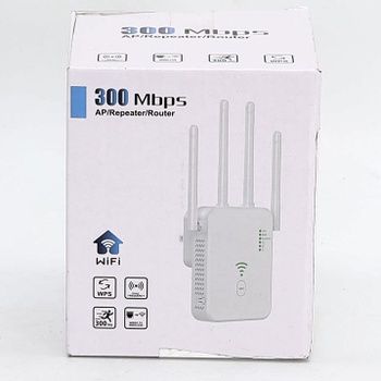 Wifi zesilovač Bfhdbdt 300 Mbit/s, bílý