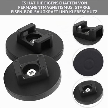 NIYATA 4dielny magnetický držiak na káblové sťahovacie pásky, organizér na káble 43 mm, magnetický