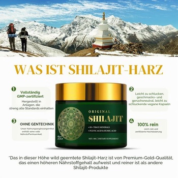 Shilajit, himalájska živica šilájitu (50 g) – Vysoko koncentrovaná živica mumijo s 60 %