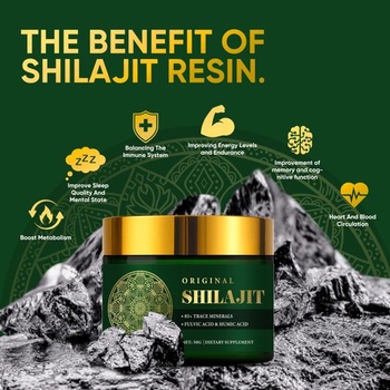 Shilajit, himalájska živica šilájitu (50 g) – Vysoko koncentrovaná živica mumijo s 60 %