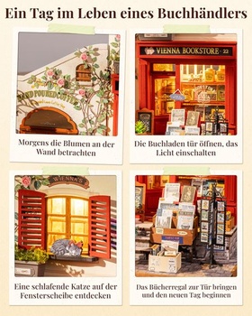 Miniatúrny dom Viedenské kníhkupectvo Rolife