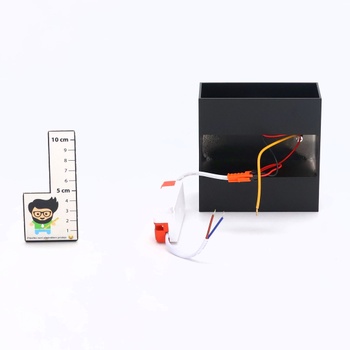 Nástenná lampa Glighone 3000K čierna 2ks