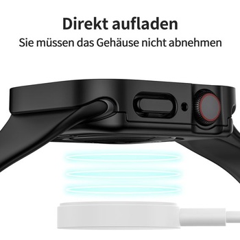 Vodeodolné púzdro 2 v 1 pre Apple Watch Series 11/10 46 mm čierne