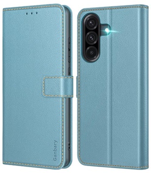 Puzdro Ganbary pre Samsung Galaxy A36/A56 5G, prémiové kožené flipové puzdro [sloty na karty]