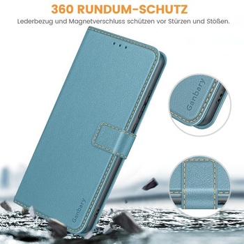 Puzdro Ganbary pre Samsung Galaxy A36/A56 5G, prémiové kožené flipové puzdro [sloty na karty]