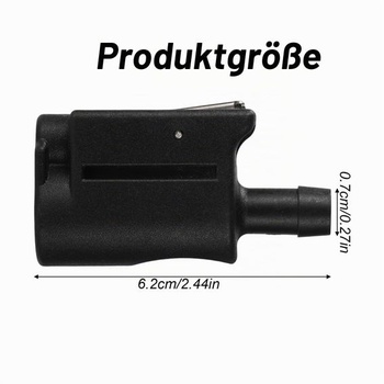 Konektor palivového potrubí Tinoaly 13563Q7, samice, 8mm rychlospojka pro připojení palivové nádrže