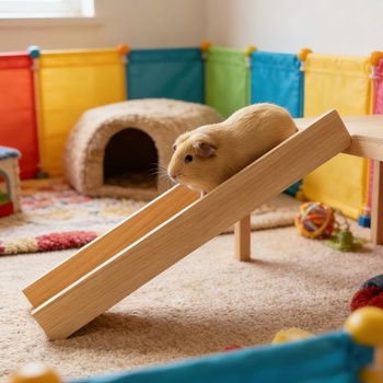 Rampa pre morčatá s okrajom 60 cm Fóliová rampa pre morčatá