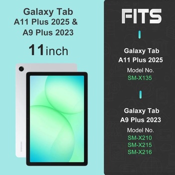 Puzdro CoBak pre Samsung Galaxy Tab A11+ 2025/A9+ 2023 11 palcov, ružová ružová pre 11palcový Tab