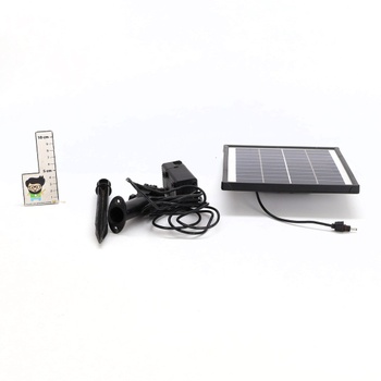 Účtovací 6W solární fontána pro venkovní použití s 3000mAh baterií solární jezírkové čerpadlo s