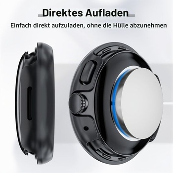 3dielne vodotesné puzdro s ochranou obrazovky pre Google Pixel Watch 3 2 Puzdro A5: Čierna + Čierna