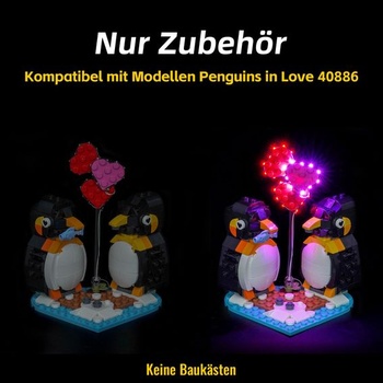 Sada LED svetiel kompatibilná s Lego 40886 Zamilovaní tučniaky (model nie je súčasťou balenia), Sada