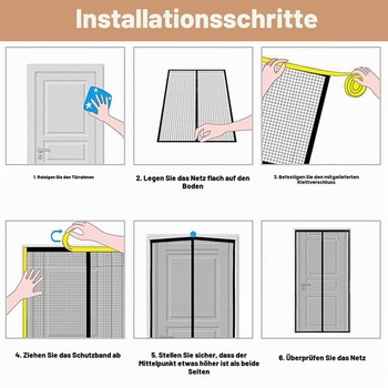 Sieť proti hmyzu na balkónové dvere 60x200 cm, magnetická sieť proti hmyzu na balkónové dvere, nie je