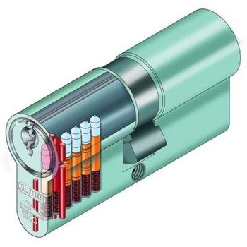 Válec zámku ABUS E50 N 35/35 - ochrana proti odvrtání, nikl 35/35 vs.