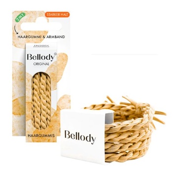 Bellody® Original Hair Ties - Štýlové zapletené vlasové gumičky so silnou fixáciou (sada 4 kusov)