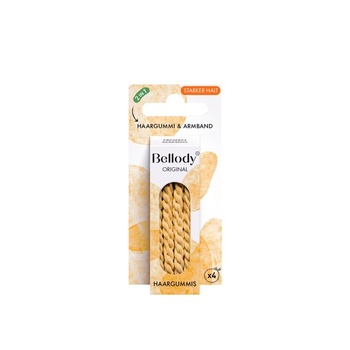 Bellody® Original Hair Ties - Štýlové zapletené vlasové gumičky so silnou fixáciou (sada 4 kusov)