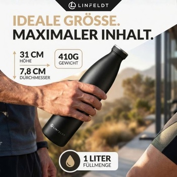 Termoska LINFELDT šedá 1l