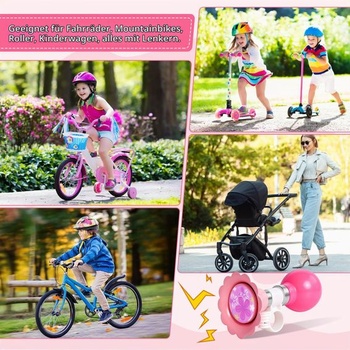 Detský zvonček na bicykel, klaksón na bicykel, zvonček na bicykel pre dievčatá a chlapcov, klaksón na bicykel, detské