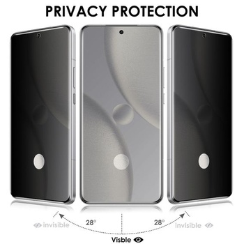 Ochranný kryt displeje pro Xiaomi 15 Ultra - balení 3 kusů, antispywarový s úhlem ochrany soukromí