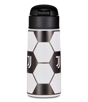 Fľaša na pitie Seven Kid Juventus, biela, 460 ml, nerezová oceľ, bez BPA, vzduchotesná, udrží nápoje