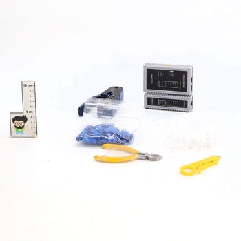 Sada krimpovacích klieští Greluma RJ45 pre priechodné konektory a káble Cat6, Cat6A, Cat5, Cat5e,