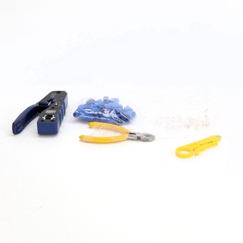Sada krimpovacích kleští Greluma RJ45 pro průchozí konektory a kabely Cat6, Cat6A, Cat5, Cat5e,