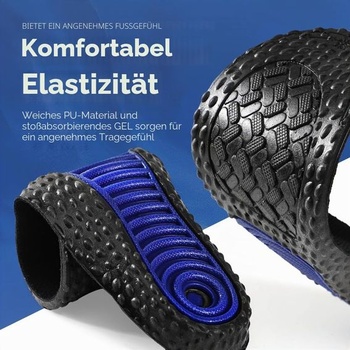 Vložky do topánok zvyšujúce výšku, elastické tlmiace vložky do športovej obuvi, vložky na zvýšenie