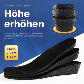 Vložky do topánok zvyšujúce výšku, elastické tlmiace vložky do športovej obuvi, vložky na zvýšenie