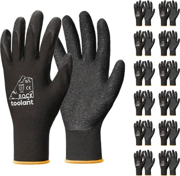 Pracovní rukavice toolant Crinkle Latex, hromadné balení,…