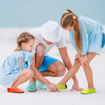 Vodné ponožky – Unisex ponožky na jogu do interiéru, barefoot topánky do vody EÚ: 34 až 35,5 [S]