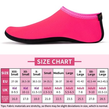 Vodné ponožky – Unisex ponožky na jogu do interiéru, barefoot topánky do vody EÚ: 28,5 až 30 [XXS]