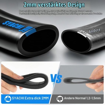 2 kusy duše 10x2,5, 10-palcová zosilnená duša pre elektrické kolobežky, hrubostenná (2 mm), vysoká