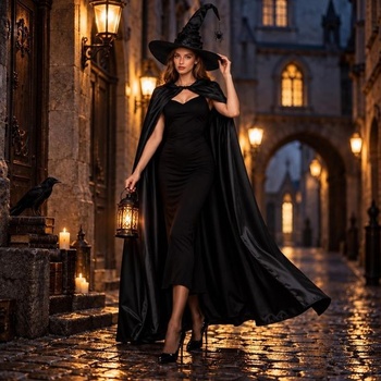 Halloweensky kostým čarodejnice pre ženy